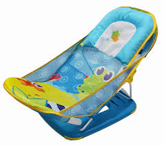 If you don't want a baby tub but still need a little support in the big bath, try this bathtub + bath seat hybrid. Buy Mastela Mother S Touch Deluxe Baby Batherbaby Bath Seat Blue Online At Low Prices In India Amazon In