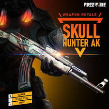 Free fire is the ultimate survival shooter game available on mobile. The Ak Skull Hunter Has Joined Forces Garena Free Fire Facebook