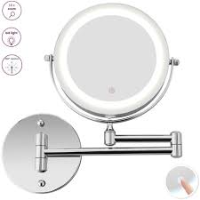 10x Magnifying Makeup Mirror With Lights Led Lighted Portable Hand Cosmetic Magnification Light Up Mirrors For Home Tabletop Bathroom Walmart Com Walmart Com