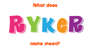 Ryker Name Meaning Of Ryker