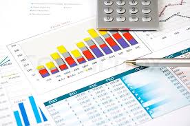 Finance Charts And Graphs Finance Stock Image Colourbox