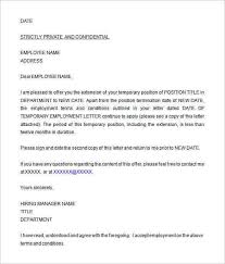 If the extension is granted, a follow up letter of appreciation should be sent immediately. 75 Offer Letter Templates Pdf Doc Free Premium Templates