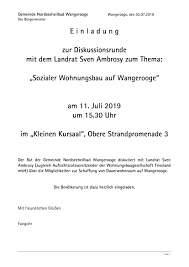 Come to one of our programs or events and you'll find friendly, smart, hot men who experience dominance and submission in pup play, leather, rubber, kink, bdsm, gear, master/slave protocols, bondage, and more. 20190711 Einladung Diskussionsrunde Wohnungsbau 1 Wangerooge Aktuell De