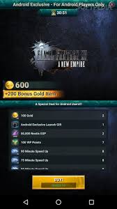 So don't worry about space. Final Fantasy Xv A New Empire 4 5 18 112 Apk Download