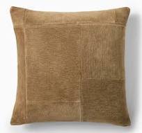 Patchwork Chenille Pillow Cover