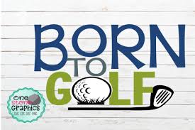 Download Born To Golf Graphic By Onestonegraphics Creative Fabrica PSD Mockup Templates