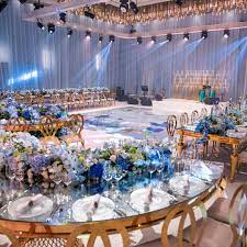 Dubai Luxury Weddings Events On Instagram 50 Shades Of Blue By Bianca Events Wedding Venue Decorations Luxury Event Luxury Wedding