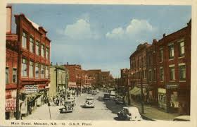 Moncton city from top left: Vintage Moncton Main Street 1930 S Moncton New Brunswick Canada New Brunswick