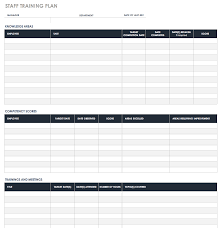 I firmly believe a popular access database template would be one for employee tracking of training. Free Training Plan Templates For Business Use Smartsheet