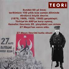 Öbürlerinin düşüncesi de çok farklı değil. Teori Dergisi On Twitter Turkiye De Abd Ye Karsi Uyanis Kemalist Devrimin 20 Yuzyildaki Son Atilimi 27 Mayis Tan Sonra Oldu 27 Mayis Devrimi Kutlu Olsun 27mayis Https T Co 6jopubs1bt