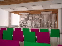 как украсить потолок на новый год в детском саду Interer Aktovogo Zala Dizajn Proekt Detskogo Sada Portfolio 1 Stroitelnyj Portal Interer Dizajn Proekty Dizajn