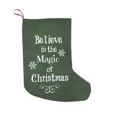Believe In The Magic Of Christmas Quote Small Christmas Stocking Zazzle Com Christmas Magic Small Christmas Stockings Christmas Quotes