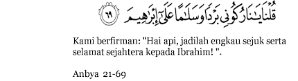 Ada doa nabi ibrahim yang diucapkan ketika dibakar ke dalam api. Doa Nabi Ibrahim Mutiara Kitchen