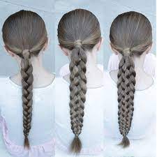3 5 And 7 Strand Braids Side By Side By Erin Balogh 3strandbraid 5strandbraid 7strandbraid Braids Braiding Ponytail Strand Braid 5 Strand Braids Hair