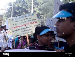 Disable person india hi-res stock photography and images