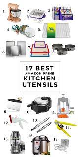 After covering the most essential cooking tools on our basics list, we want to move on to additional cooking equipment that can be added to your cupboards when you get a holiday bonus or stockpile the extra cash you keep finding in your pants pocket after they've gone through the washer. 17 Best Amazon Prime Kitchen Utensils And Equipment Cooking And Baking Tips K Kitchen Utensils And Equipment Amazon Kitchen Gadgets Kitchen Utensils Gadgets