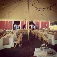 Basic Black Corded Bistro Lighting In A 40 X 40 Pole Tent Tent Wedding Open Air Wedding Tent