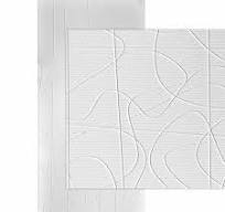 Random Lines MirroFlex 4x8 Glue Up PVC 3D Wall Panels