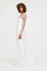 Lace Wedding Dress Cream Ladies H M Us Wedding Dress Brands Lace Dress Long Most Beautiful Wedding Dresses