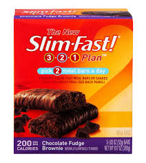 The slim fast diet is a sensible and workable plan, and many people find the convenience of using meal replacements outweighs other diet plans. Slim Fast Chocolate Fudge Brownie Meal Bars Shop Diet Fitness At H E B