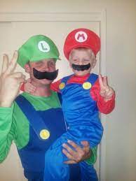 Measure between shoulder tips at the back. Father And Son Halloween Costumes Mario And Luigi Mario And Luigi Costume Mario Costume Luigi Costume