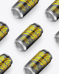 Download Download Glossy Can Metallic Finish Psd Mockup Potoshop PSD Mockup Templates
