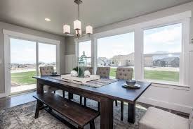 Finally A Table The Whole Family Can Fit Around Extra Long Dark Wooden Table Interior Design By Down To Earth At Gardner Vill Home Decor Interior Design Home