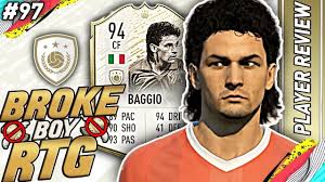 Hi guys, hope you have enjoyed this player review! Broke Boy Rtg 97 Prime Icon Moments 94 Baggio Review Fifa 20 Ultimate Team Youtube