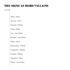 Hero Vs Villian Zodiac Zodiac Signs Funny Zodiac Funny Signs