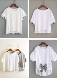 Come Trasformare Una T Shirt Banale In Una Molto Chic Zizagmom Customizacao De Camisetas Customizar Camisetas Como Customizar Camisetas Femininas