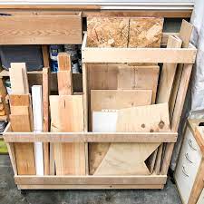 The wood crate is perfect for all of the diy projects, or just simple storage. Diy Rolling Lumber Cart With Plans The Handyman S Daughter