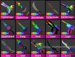 While crafting a random painted seer, there is a very small chance of crafting a chroma seer. Murder Mystery 2 Chromas Mm2 Video Gaming Gaming Accessories Game Gift Cards Accounts On Carousell