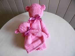 Nounours Et Doudou Doudou Serviette Eponge Creation De Noel