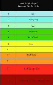 Borg Exertion Scale Download Scientific Diagram