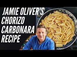 I think i'll stop at the sour cream step and mix it with pasta the next time i make this yum! Jamie Oliver S Chorizo Carbonara Very Easy The Secret Yorkshire Cook Youtube