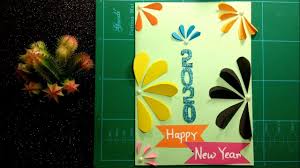 Beautiful handmade happy new year 2020 card idea diy greeting. Greeting Card Design For New Year 2020