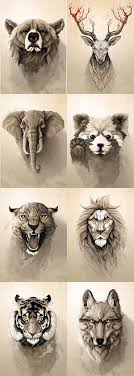 Feel The Call Of The Call Of The Wild Art That Will Bring Out The Animal In You Animal Tattoos Elephant Tattoos Animal Art