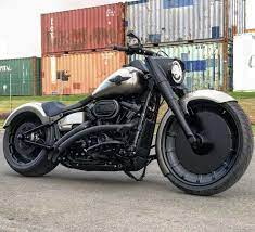 2018 Fatboy The Way Harley Should Have Done It Our 23 Replica Wheel Custom Guards Seat Paint And Harley Fatboy Motorcycle Harley Classic Harley Davidson