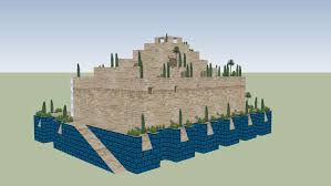 The hanging gardens of babylon were one of the seven wonders of the ancient world listed by hellenic culture. The Hanging Gardens Of Babylon 3d Warehouse