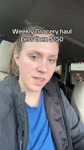 Weekly Grocery Haul for Family of Four in Washington