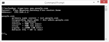Tutorial On Nslookup Command Line Tool To Query Dns Records Examples