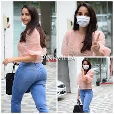 Kajal aggarwal is an indian film actress and model. Pinkvilla Nora Fatehi Papped Outside T Series Office Looking Like An Absolute Cutie In That Beautiful Ruffled Pastel Pink Blouse Paired With Simple Blue Jeans Facebook
