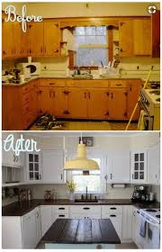 Painting the kitchen cabinets wasn't one of them. Kitchen Cabinets Remodel Before After Pictures Craft Co Remodeling Inc
