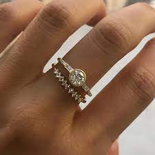 Jennie Kwon On Instagram Have You Ever Seen A More Perfect Pair Our New Diamond Ej Ring And Diamond Lace Rings Lace Ring Delicate Rings Engagement Sets
