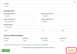 Updated on jun 25, 2020. Managing Your District S Banking Information Classmunity