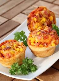 Rezept Pizzamuffins Hawaii Der Partysnack Lavie Deboite Snacks Fur Party Fingerfood Rezepte Fingerfood