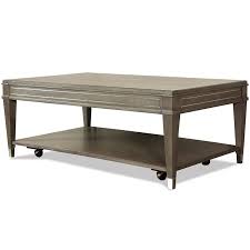 With retro colors and a stylish appearance, it can perfectly match most room plans. Riverside Furniture Dara Ii 48 Coffee Table In Gray Wash 37002