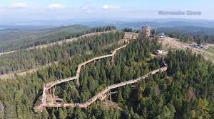Towers roof in the tourist attraction: Chodnik Korunami Stromov Zdiar Bachledova Dolina Bachledka Ski And Sun Slovensko Zhora Youtube