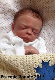 Ronnie Premie Reborn Vinyl Doll Kit by Ruth Annette 14"