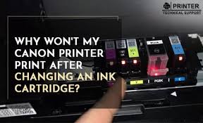 After removing the black fine cartridge (b) from its box, pull the orange protective tape in the direction of the arrow and remove it carefully. Why Won T My Canon Printer Print After Changing An Ink Cartridge Printer Technical Support
